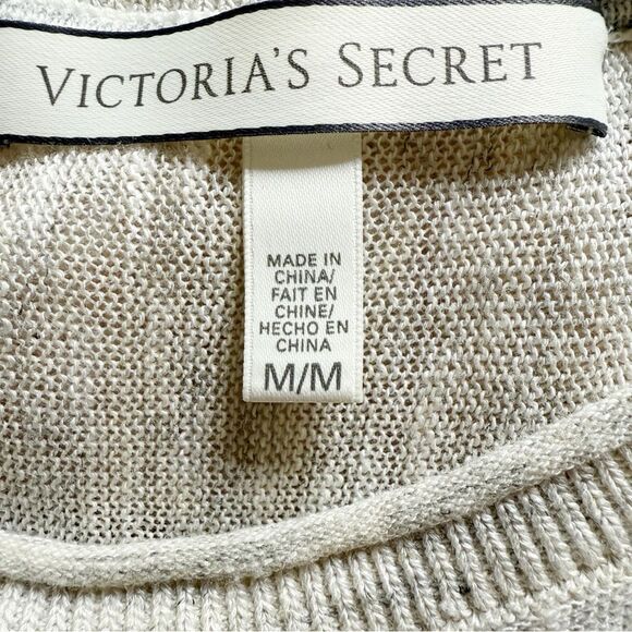 Victorias Secret flax linen oversized sleeveless swing sweater - Picture 2 of 7